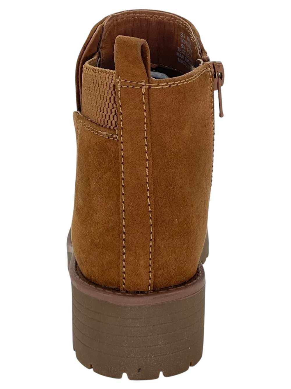 Sun + Stone Kandy Brown Microsuede Womens Ankle Boots Size 5M - Picture 4 of 12